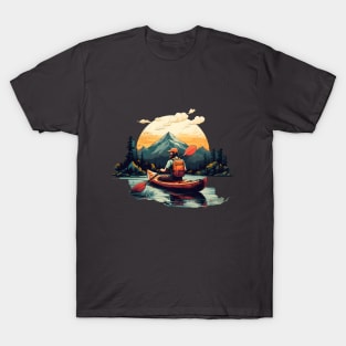 Explore kayaking down the river T-Shirt